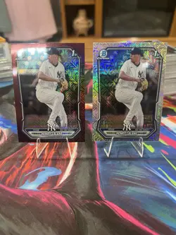 2026 bowman chrome baseball Henry Lalane Lot Of 2 Cards Mojo Refractor /275. - Image 1