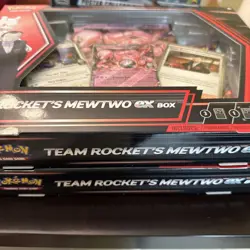 Pokemon TCG Team Rocket's Mewtwo ex Box Sealed New - Image 2
