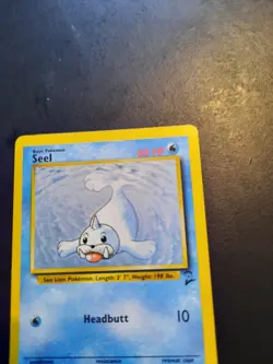 Seel Water Type Pokemon Card 61/130 Base Set 2 Regular Good Condition - Image 2