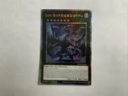 YugGiOh! Eclipse, Dragon Ruler of Catastrophes Quarter Century Secret Rare NM - Image 1