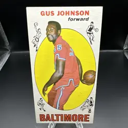 1969-70 Topps - Gus Johnson #12 (RC) - HOF EX Baltimore - Image 1