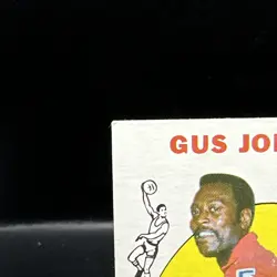 1969-70 Topps - Gus Johnson #12 (RC) - HOF EX Baltimore - Image 3