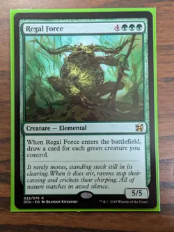 Regal Force 1x - Eternal Masters NM - MTG Magic the Gathering - Image 1