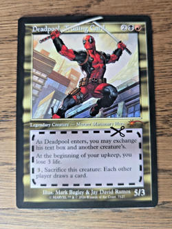 Deadpool, Trading Card (7127) - Retro Frame Non-foil Secret Lair Chase NM MTG - Image 1