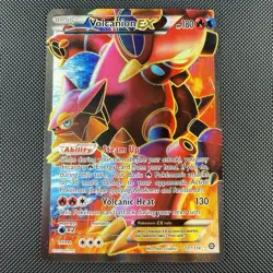 Pokemon TCG Volcanion EX 107/114 XY Steam Siege Full Art Holo Rare Card - Image 1