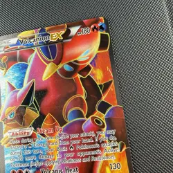 Pokemon TCG Volcanion EX 107/114 XY Steam Siege Full Art Holo Rare Card - Image 4