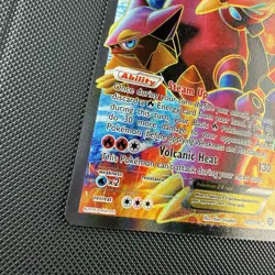 Pokemon TCG Volcanion EX 107/114 XY Steam Siege Full Art Holo Rare Card - Image 5