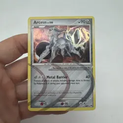 Pokemon Arceus AR9 Arceus Set Holo Rare Metal Barrier 90 HP English 2009 Card - Image 3