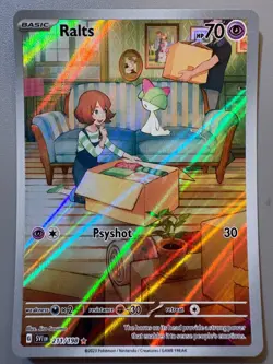 Ralts 211 / 198 Illustration Rare Pokemon TCG Scarlet and Violet - Image 1