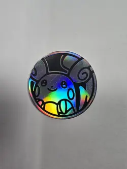Pokemon TCG Alolan Raichu Flip Coin - Image 1