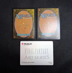 MTG Final Fantasy Vivi Bundle Vivi Ornitier Vivi's Thunder Magic Viv Art Card - Image 2