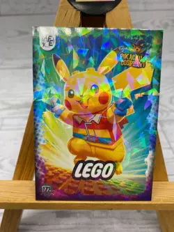 Pikachu as Cosplay Lego Non- Pokemon Pop Culture Fan Art Trading Card - Image 2