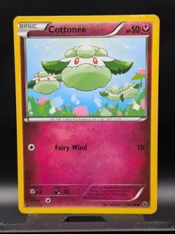Pokemon TCG Card 2016 XY Fates Collide Cottonee 70/124 Non-Holo MP - Image 1