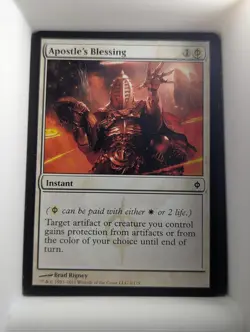 Apostle's Blessing 2 Common New Phyrexia Magic: The Gathering Near Mint - Image 1