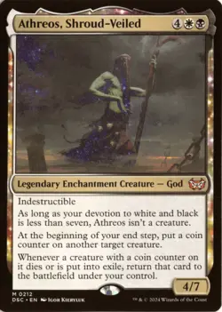 Athreos, Shroud-Veiled 212 DSC Commander: Duskmourn: House of Horror NM - Image 1