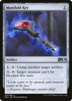 MTG - Manifold Key - Core Set 2020 - X1 - (NM) - #E4326 - Image 1