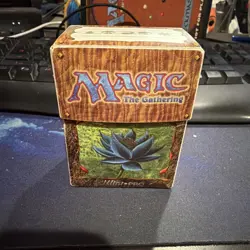Rare Vintage Black Lotus Juzam Djinn Ultra Pro Deck Box 1997 Magic the Gathering - Image 1