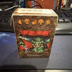 Rare Vintage Black Lotus Juzam Djinn Ultra Pro Deck Box 1997 Magic the Gathering - Image 2