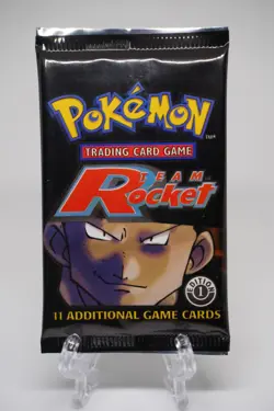 Pokemon 1st Edition Team Rocket Booster Pack Factory Sealed 1999-2000 WOTC - Image 1