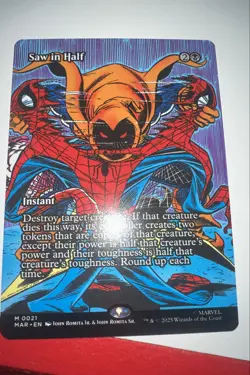 Saw in Half (Borderless) Marvel Universe Eternal-Legal Regular - Image 1