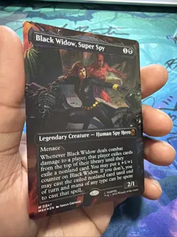 Black Widow, Super Spy (Borderless) (0347) Marvel Super Heroes Foil - Image 2
