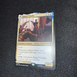 MTG Marvel Super Heroes King T'Challa 0219 Mythic - Image 1