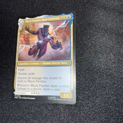 MTG Marvel Super Heroes King T'Challa 0219 Mythic - Image 2