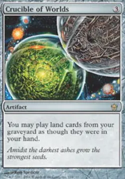 MTG Crucible of Worlds, Moderate Play, English Fifth Dawn - Image 1