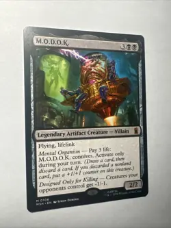 M.O.D.O.K. Modok 0106 Regular Marvel Super Heroes Magic the Gathering MTG - Image 1
