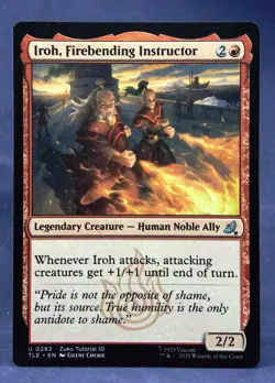 Iroh, Firebending Instructor -MTG-Avatar: The Last Airbender: Eternal-Legal -NM - Image 1