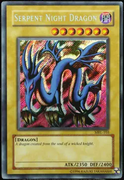 Yu-Gi-Oh! Serpent Night Dragon MRL-103 Secret Rare (G) 2002 Magic Ruler American - Image 1