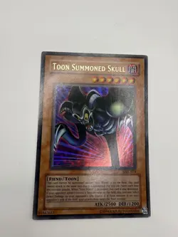 Yugioh! Magic Ruler Toon Summoned Skull MRL-073 Unlimited Ultra Rare Holo - Image 1