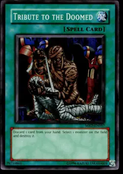 Tribute to The Doomed - MRD-057 NM Super Rare Metal Raiders Yu-Gi-Oh Unlimited - Image 1