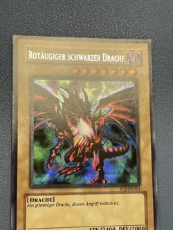 Yu-Gi-Oh! Rotaugiger Schwarzer Drache PCJ Promo Secret Rare Red-Eyes B. Dragon - Image 2