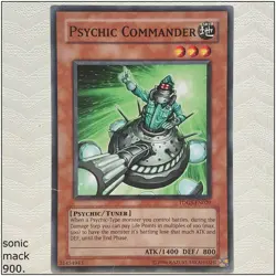 Psychic Commander - TDGS-EN020 - Common Unlimited Yugioh - Image 1
