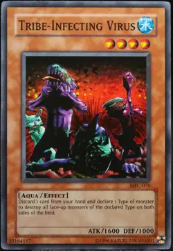 Yu-Gi-Oh! Tribe-Infecting Virus MFC-076 Super Rare [NM] OG American NA | EN 2003 - Image 1