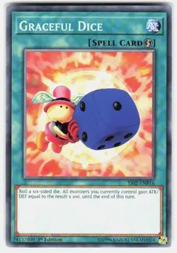 Graceful Dice SS02-ENB16 Yu-Gi-Oh 1st Edition Lightly Played - Image 2