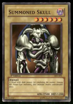 Summoned Skull SYE-005 Starter Deck: Yugi Evolution Yu-Gi-Oh 1st Edition MP - Image 1