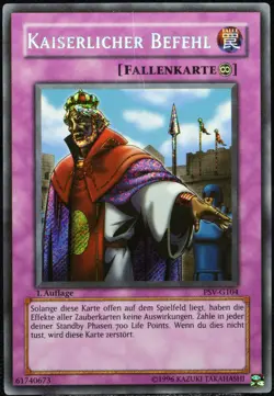 Yu-Gi-Oh! Kaiserlicher Befehl PSV-G104 1.Edition (1st) Secret Rare [G]| DE 2002 - Image 1