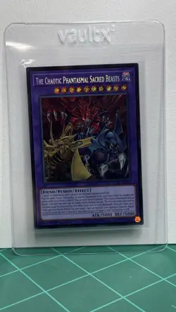 Yugioh The Chaotic Phantasmal Sacred Beasts CORI-EN029 Secret Holo EN 1st Ed - Image 1