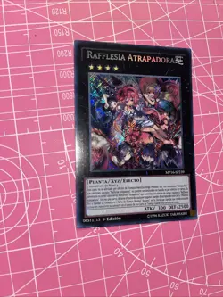 Spanish YUGIOH TRAPTRIX RAFFLESIA MP16 1ST Secret Rare NM - Image 5