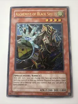 Yugioh Alchemist of Black Spells ABPF-EN082 Unlimited Ed Ultimate Rare - Image 1