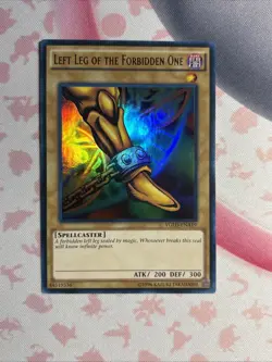 Yugioh Left Leg of the Forbidden One - YGLD-ENA19 Ultra Rare Unlimited NM - Image 1