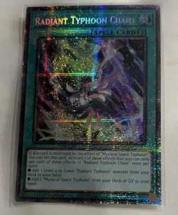 Yu-Gi-Oh! TCG Radiant Typhoon Chant DAMA-EN067 Starlight Rare - Image 1