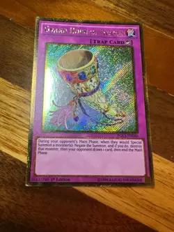 Grand Horn of Heaven PGL3-EN040 1st Edition Gold/Secret Rare PL + BONUS - Image 1