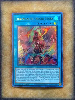 Yugioh Libromancer Origin Story CYAC-EN063 Ultra Rare 1st Ed NM - Image 1