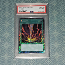 2024 YU-GI-OH! RA03-QUARTER CENTURY BONANZA 1ST ED #EN083 RAIGEKI PSA 10 - Image 3