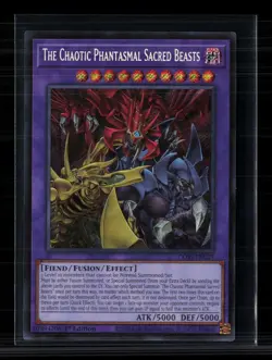 Yu-Gi-Oh! The Chaotic Phantasmal Sacred Beasts Chaos Origins SR CORI-EN029 1st - Image 1