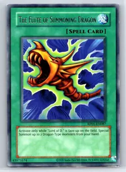 The Flute of Summoning Dragon RP01-EN087 Retro Pack Yu-Gi-Oh Unlimited LP - Image 1