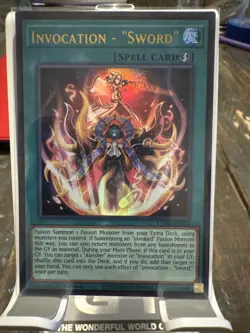 Invocation - "Sword" 1st Edition Ultra Rare CORI-EN053 Yu-Gi-Oh! - Image 1
